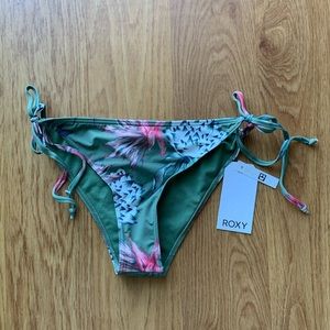 Roxy Little Bandits Tie Side Surfer Bikini Bottom
